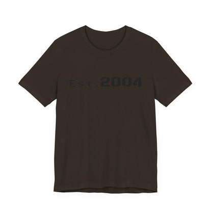 Minimal vintage Est. 2004 T-Shirt by Printify, featuring a classic design with the birth year in a stylish font.