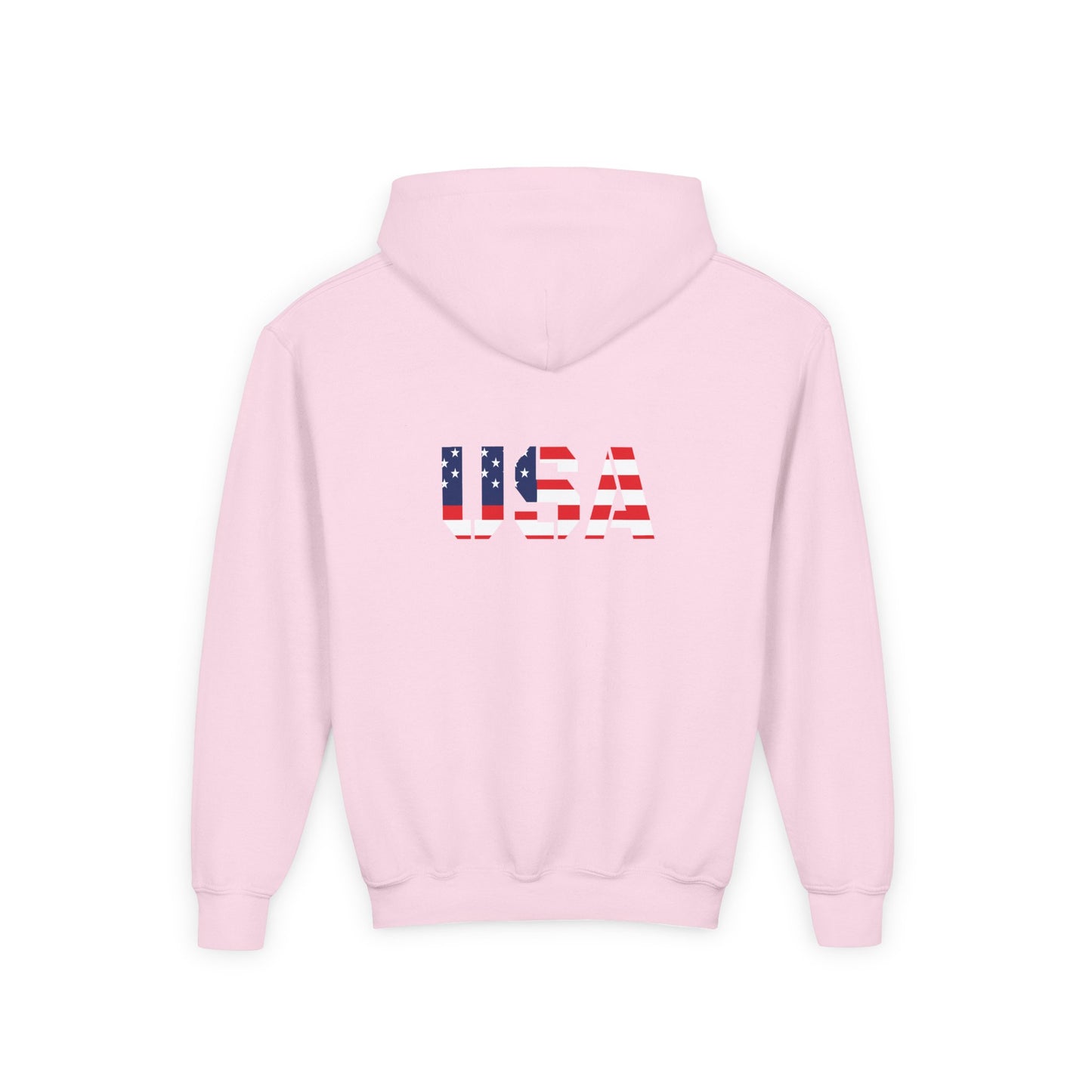 USA Flag Youth Hoodie, Youth Sweatshirt, Cool Hoodie for Kids, American Pride Apparel, Comfortable Boys and Girls Sweatshirt