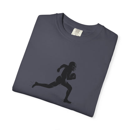 Football Player Graphic Unisex T-Shirt, Casual Sports Tee, Gift for Athletes, Workout Shirt, Everyday Wear, Unique Running Apparel