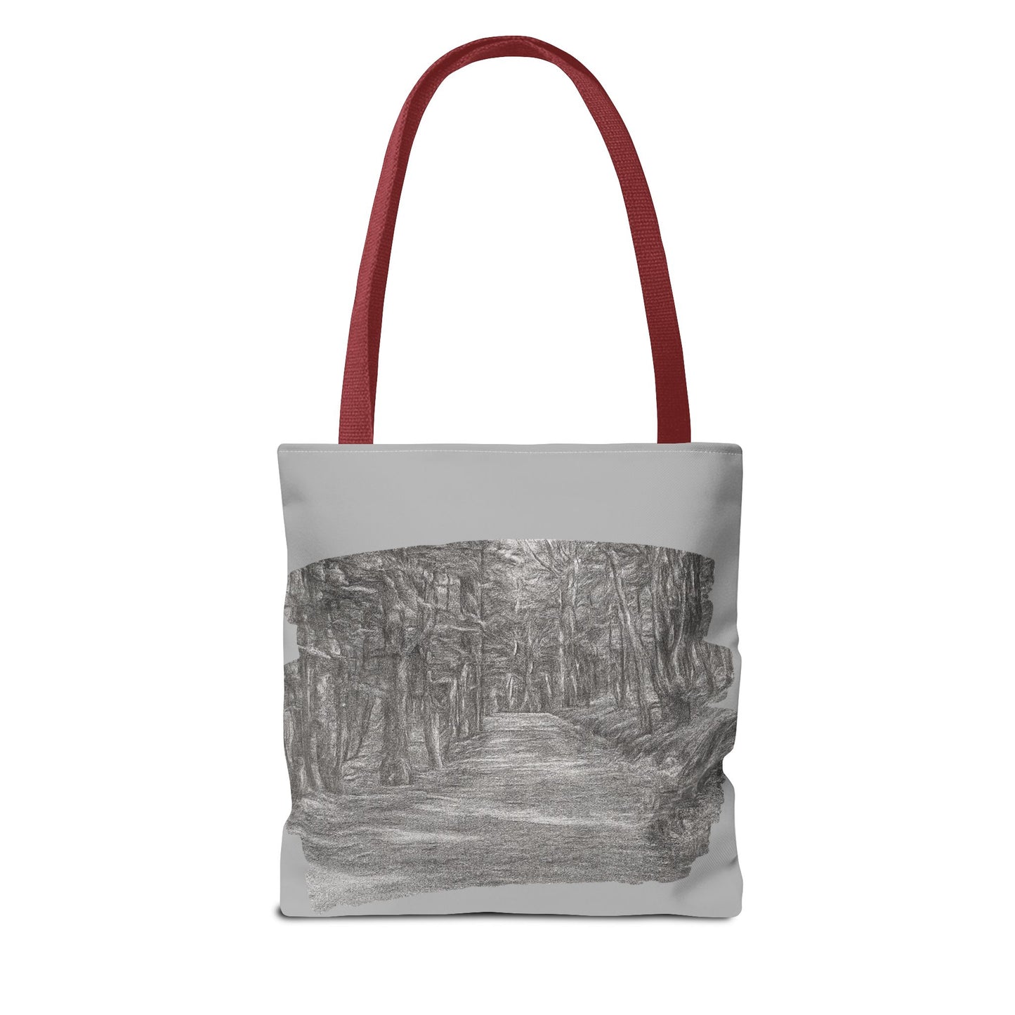 Scenic Path Tote Bag, Reversible Tote, Eco-Friendly Shopper, Outdoor Adventure Bag, Gift for Nature Lovers, Stylish Carryall - TRV