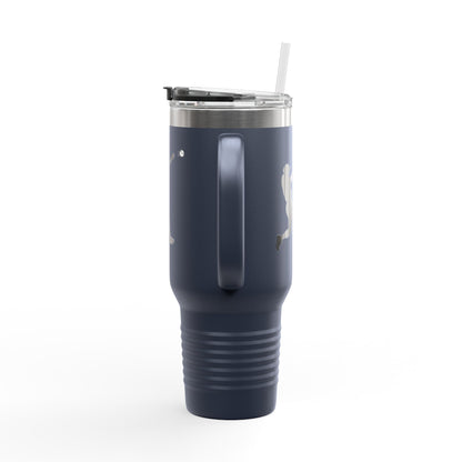 Insulated Baseball Travel Mug, 40oz - Perfect for Sports Fans, Coffee Lovers, Kids and Adults, Gift for Teachers, Graduations, Birthdays
