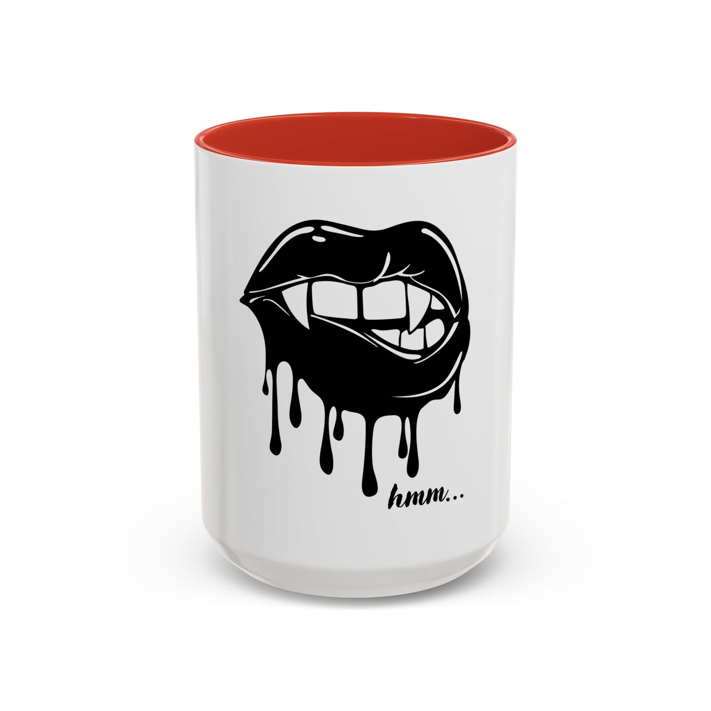 Vampire Lip Accent Coffee Mug - 11oz & 15oz - Unique Halloween Gift - TRV