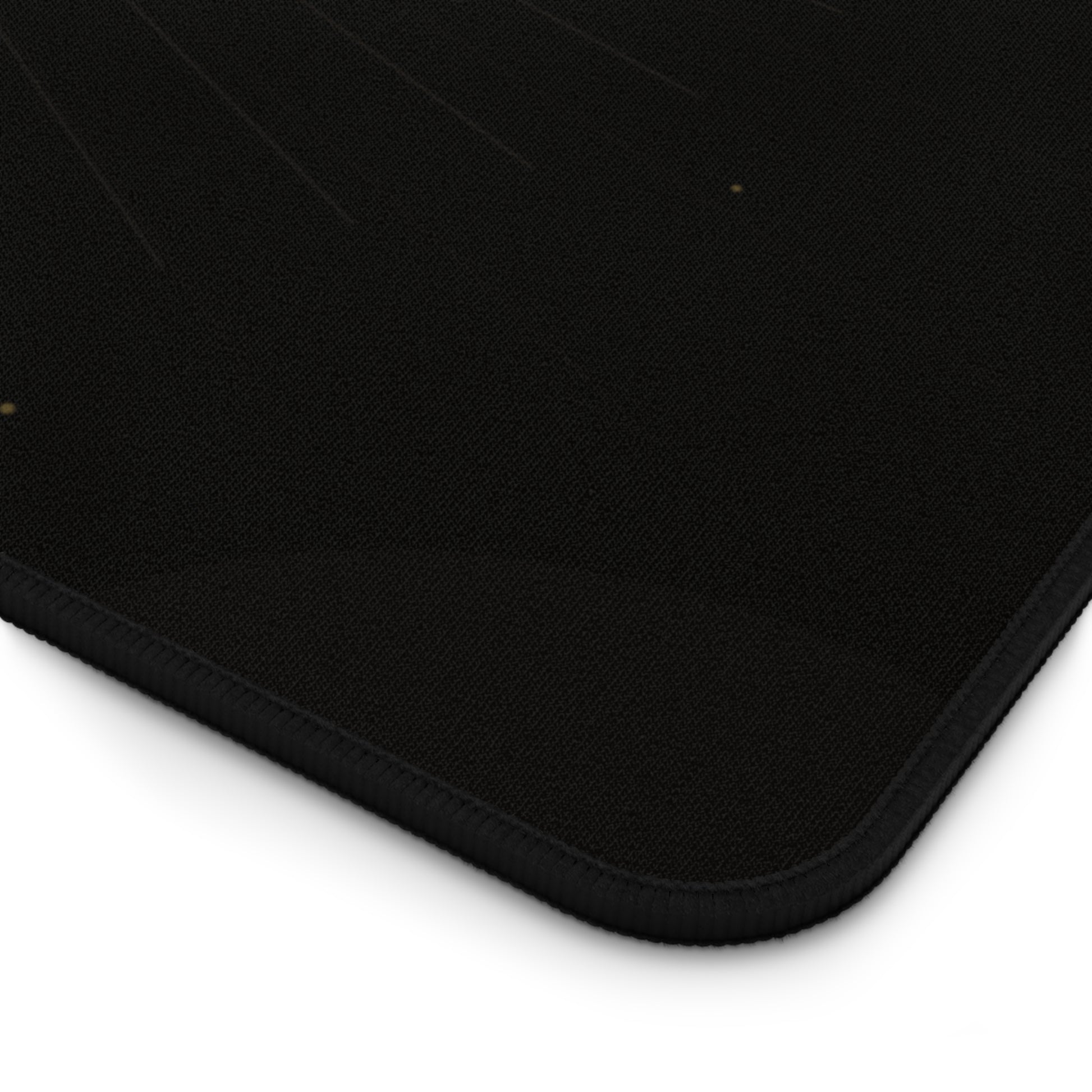 Golden Starburst Desk Mat | Celestial Radiant Light Mousepad - TRV