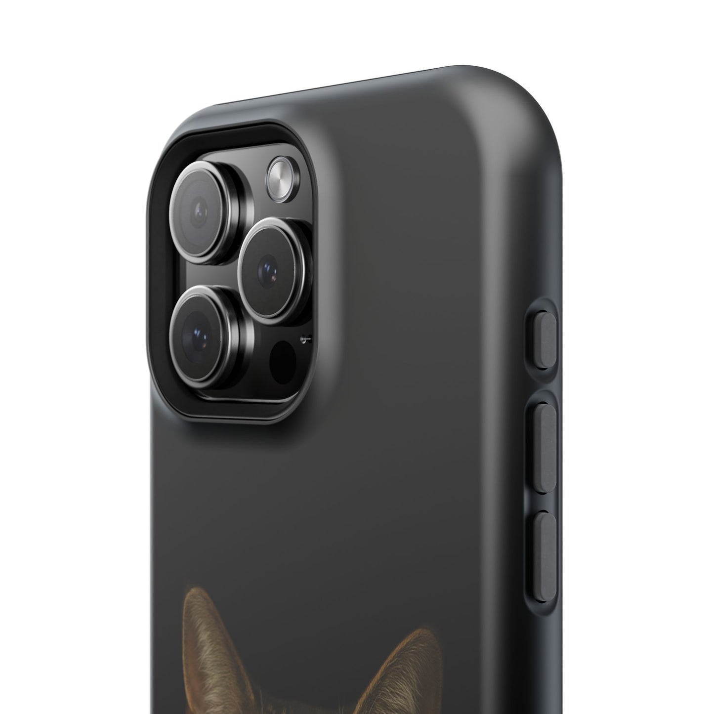 Magnetic Impact-Resistant Phone Case — Realistic Tabby Cat Portrait