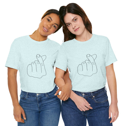 Minimalist Hand Sign Unisex Tee | Casual Everyday Wear | Perfect for Gift Givers