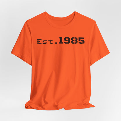 Est. 1985 Vintage Unisex Tee, Retro Birthday T-Shirt, Perfect Gift for 1980s Lovers, Casual Apparel, Timeless Style