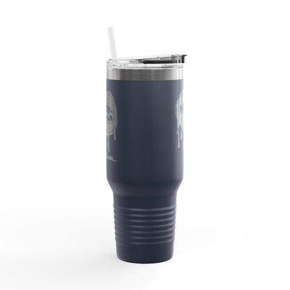 Stylish Insulated Travel Mug - 40oz with Edgy Design for Coffee Lovers