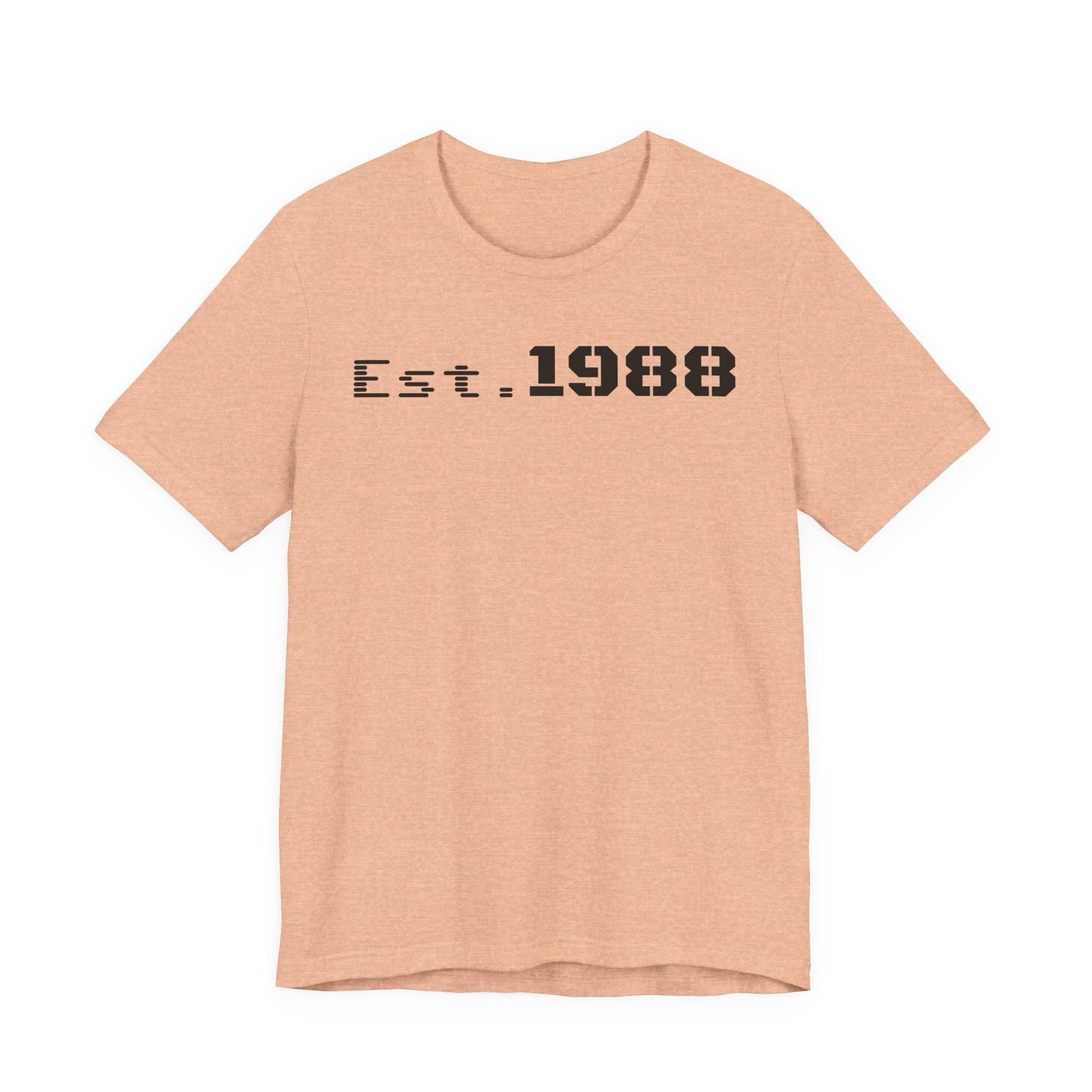 Est. 1988 Unisex Jersey Tee, Vintage Birthday Shirt, Casual Everyday Wear, Gift for Him or Her, Anniversary Celebration Tee