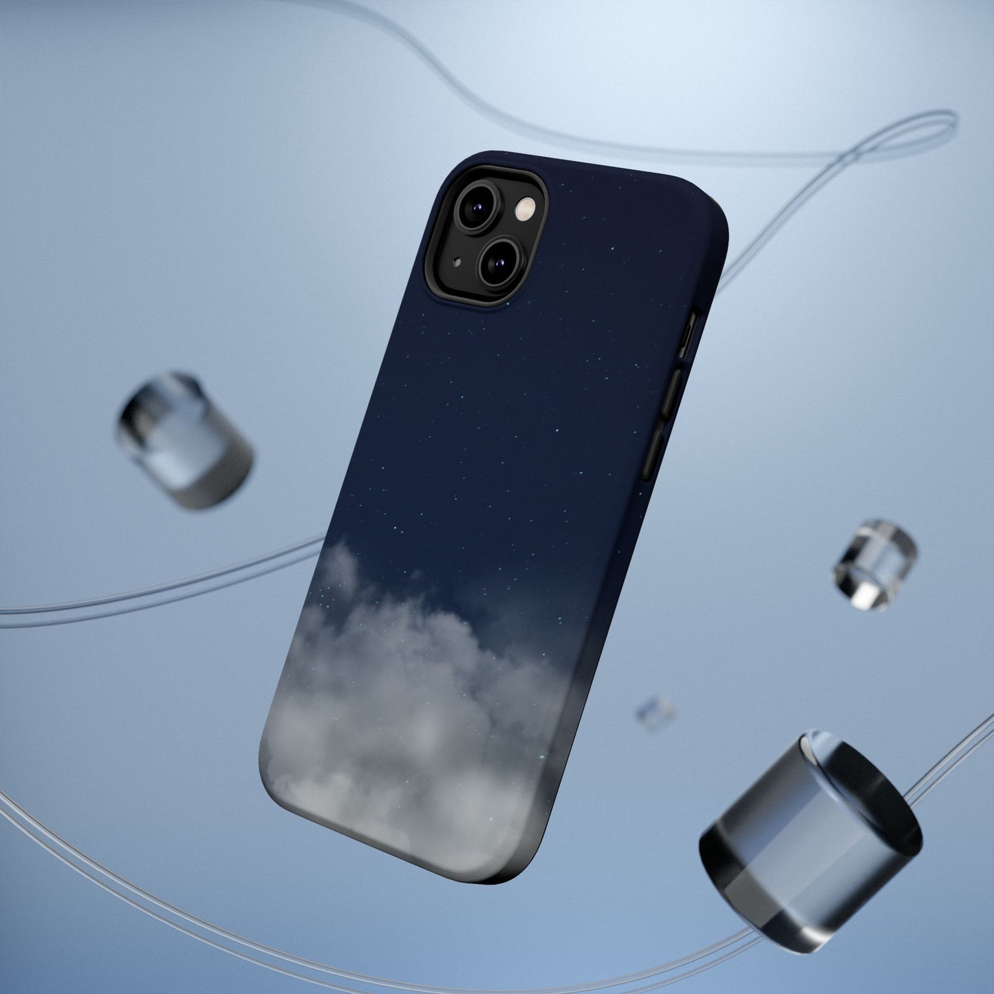 Night Sky Magnetic Impact-Resistant Phone Case — Foggy Cloud Design