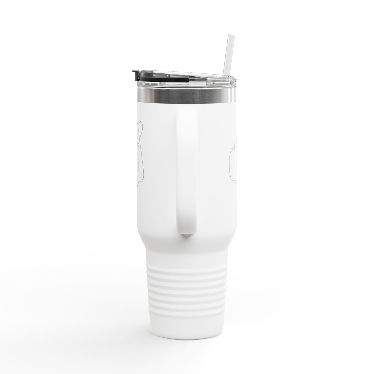 Heart Gesture Insulated Travel Mug - 40oz - Ideal for Coffee Enthusiasts, On-the-Go Drinkers, Valentine's Day Gift, Travel Companion, Large