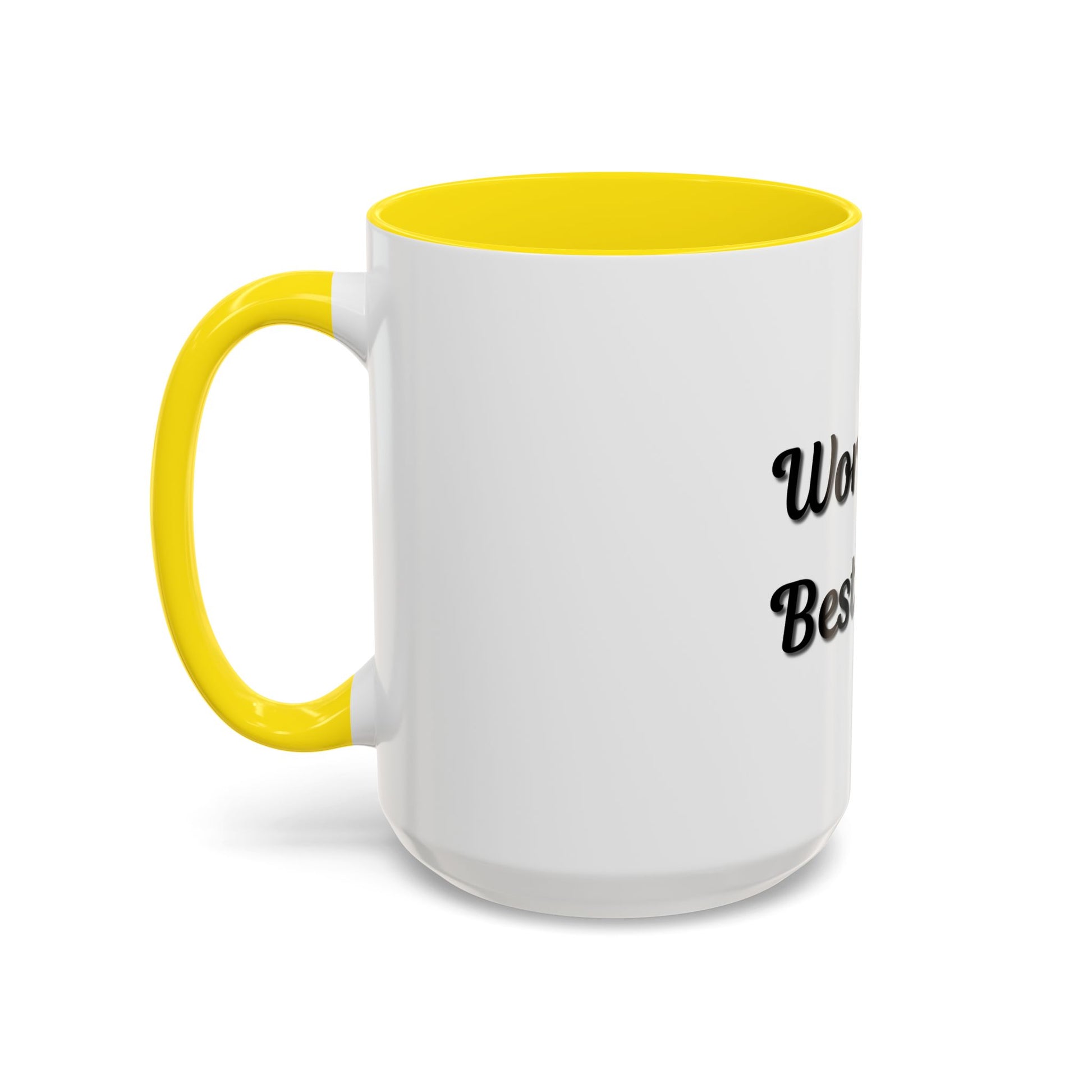 World's Best Mom Accent Coffee Mug - 11oz & 15oz - Perfect Gift for Mother's Day - TRV
