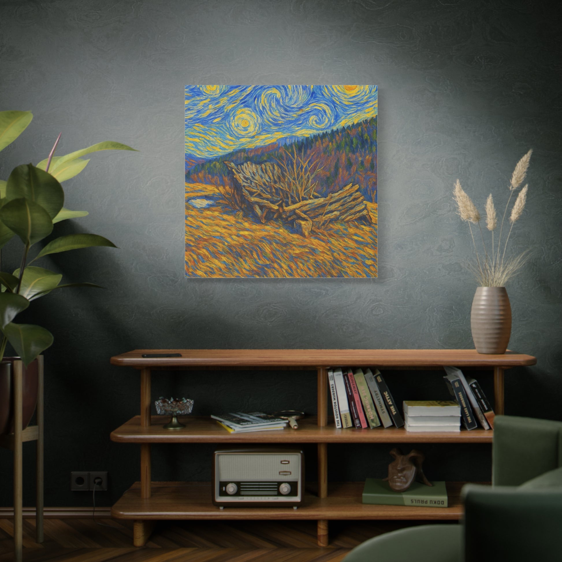 Artistic Van Gogh Style Canvas Wall Art, Nature Inspired Decor, Home Aesthetic, Gift for Art Lovers, Gallery Wall Piece, Living Room Decor, [...] - TRV