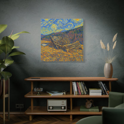 Artistic Van Gogh Style Canvas Wall Art, Nature Inspired Decor, Home Aesthetic, Gift for Art Lovers, Gallery Wall Piece, Living Room Decor, [...] - TRV