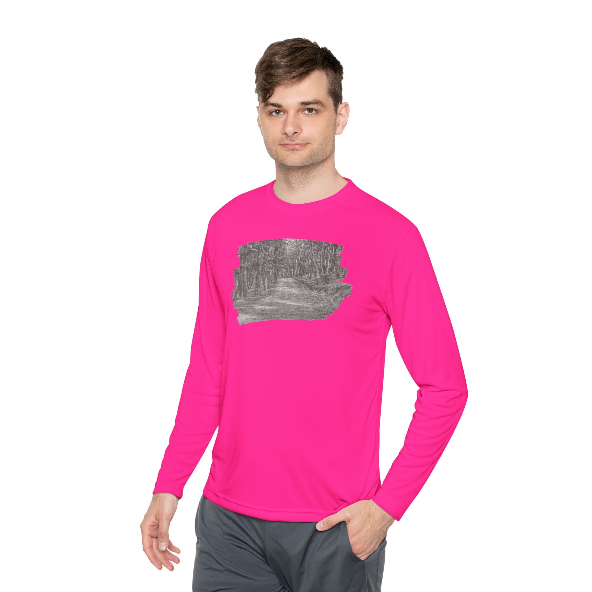 Unisex Long Sleeve Tee - Nature Inspired Design, Comfortable Graphic Shirt for Outdoor Lovers, Casual Wear, Gift for Nature [...] - TRV
