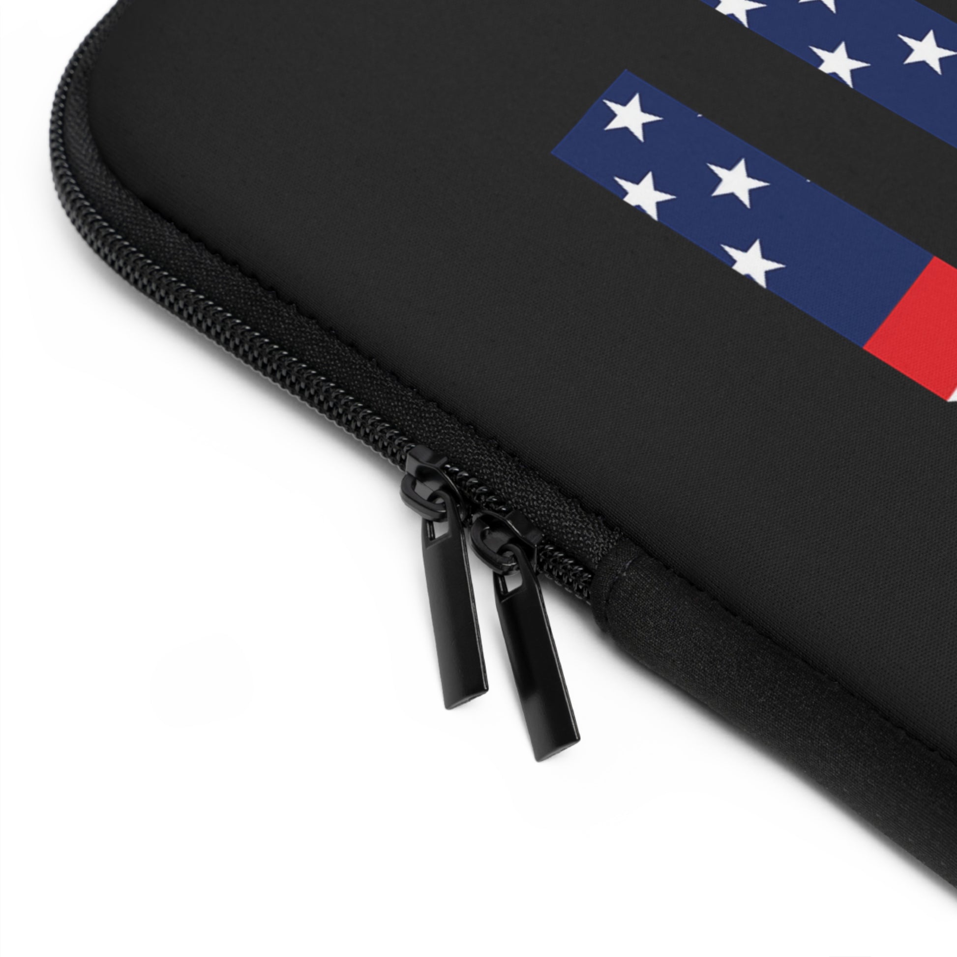 Patriotic Laptop Sleeve, Independence Day Tech Case, USA Flag Electronics Pouch, Work or School Accessory, Holiday Gift, 4th of July Cover - TRV