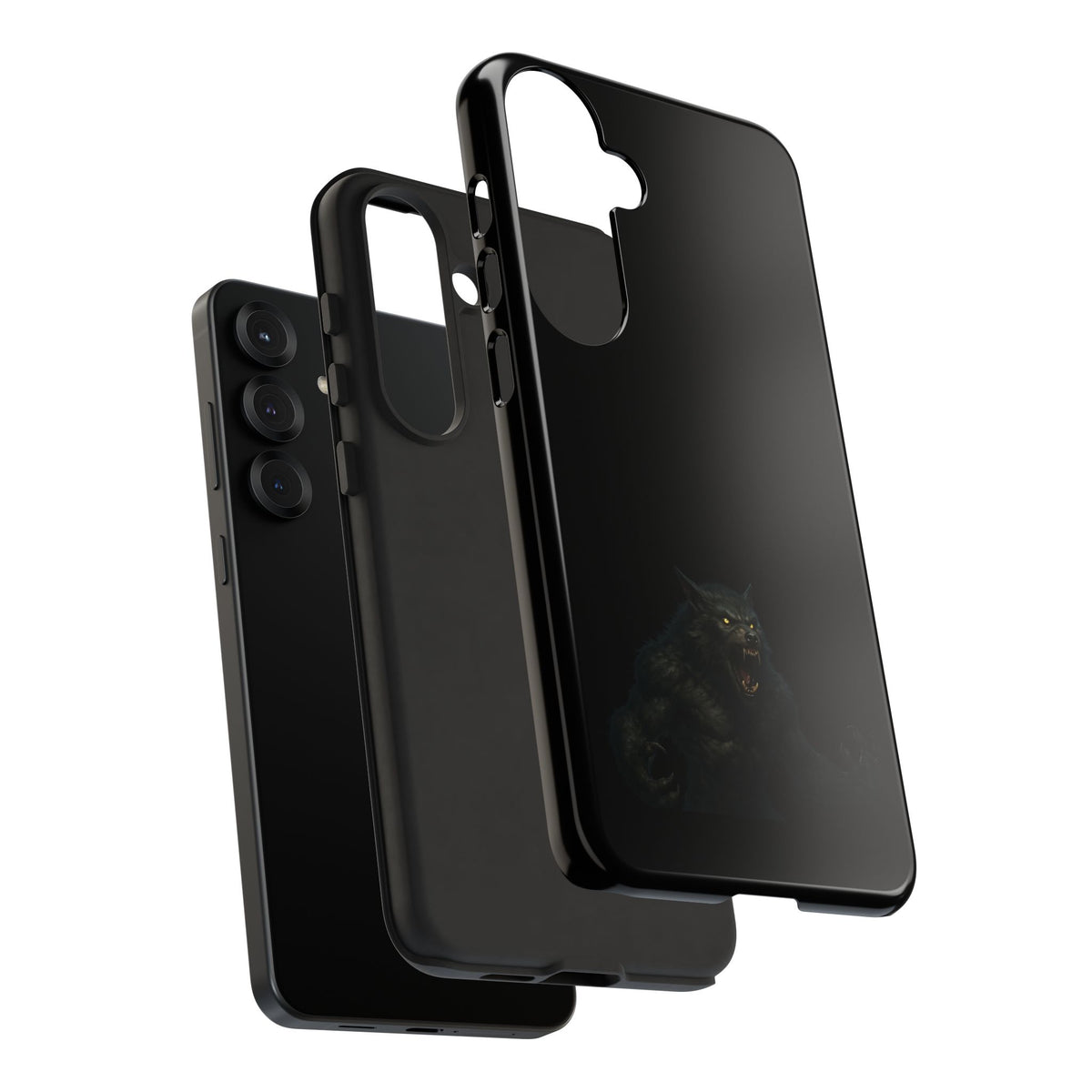 Werewolf Phone Case, dark monster graphic tough protective case - view 199