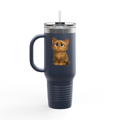 Cute Cat Insulated Travel Mug, 40oz - Perfect for Animal Lovers, Unique Gift for Cat Owners, Coffee on-the-go, Birthday Present, Cute [...]