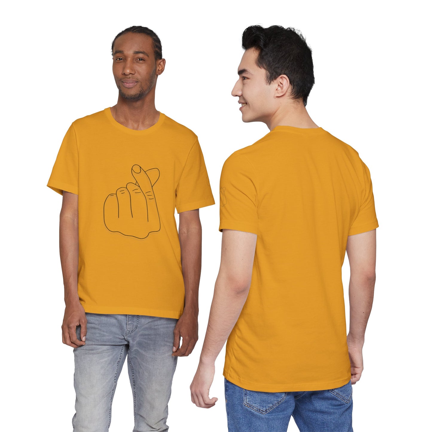 Minimalist Hand Sign Unisex Tee | Casual Everyday Wear | Perfect for Gift Givers
