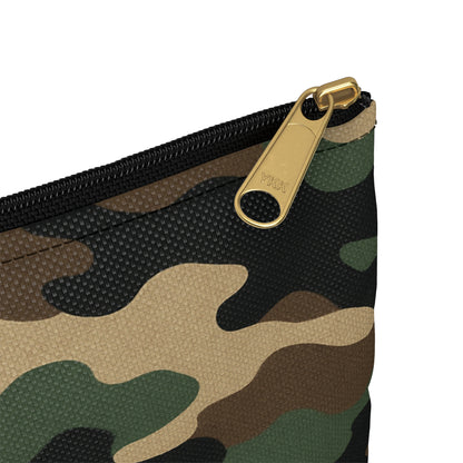 Camouflage Accessory Pouch - Chic Camo Makeup Bag, Gear Organizer, Travel Essentials, Military Style, Gift for Him/Her
