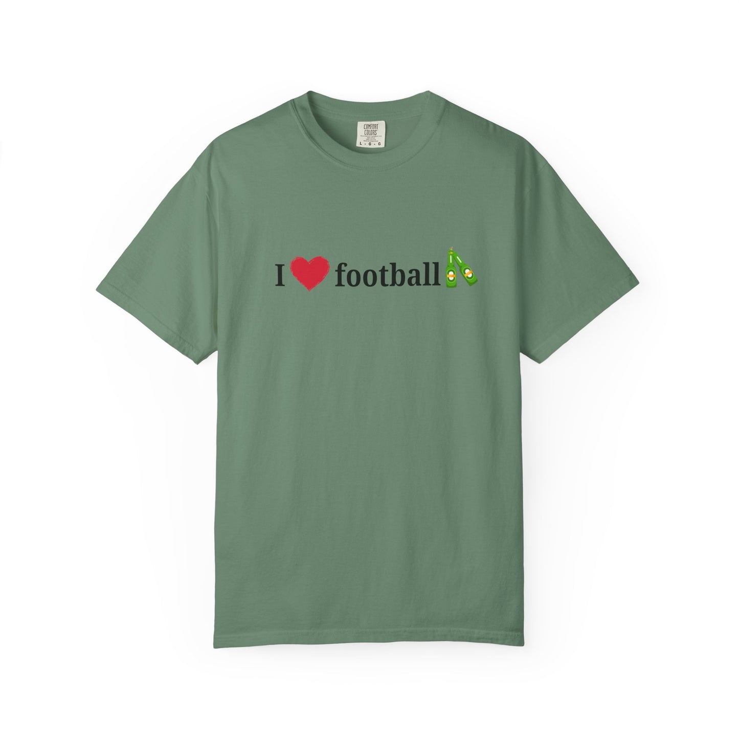 Unisex Football Love Tee - Casual Cotton T-Shirt, Gift for Sports Fans, Comfortable Daily Wear, Perfect for Game Days, Fun Summer Outfits - TRV