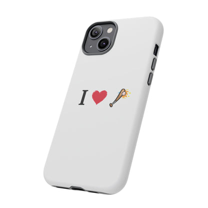 I Love Baseball Vibe Phone Case - Tough Cases for Sports Lovers, Gifts for Athletes, Fun Accessories, iPhone and Android Compatible - TRV
