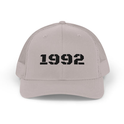 Vintage Year 1992 Snapback Trucker Cap, Retro Hat, Birthday Gift, Casual Wear, Personalized Cap, Unisex Accessory - TRV