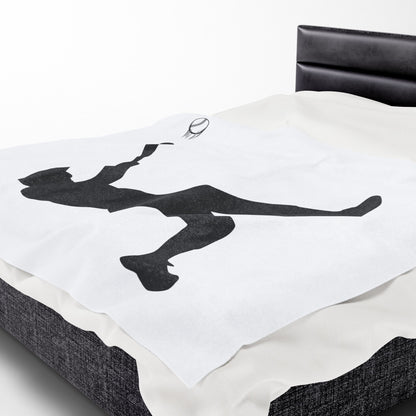 Baseball Velveteen Plush Blanket, Cozy Sports Throw, Soft Blanket for Fans, Great Gift for Baseball Lovers, Home Decor - TRV