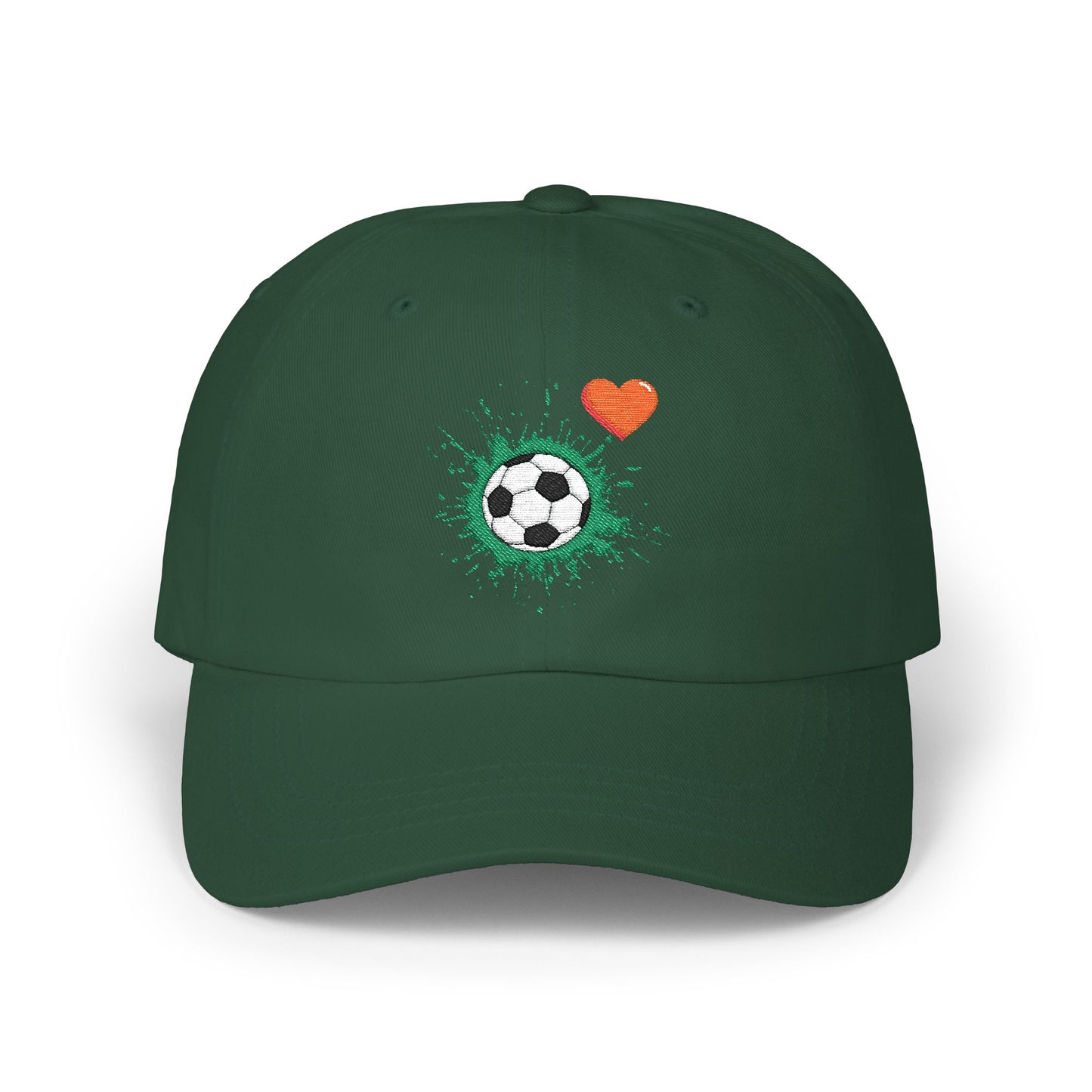 Soccer Love Dad Cap | Perfect Gift for Sports Lovers, Father's Day, Outdoor Events, Casual Wear, Adjustable Cap - TRV