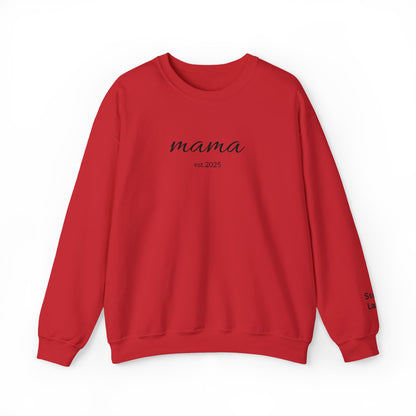 mama sweatshirt | simple script mom pullover - TRV