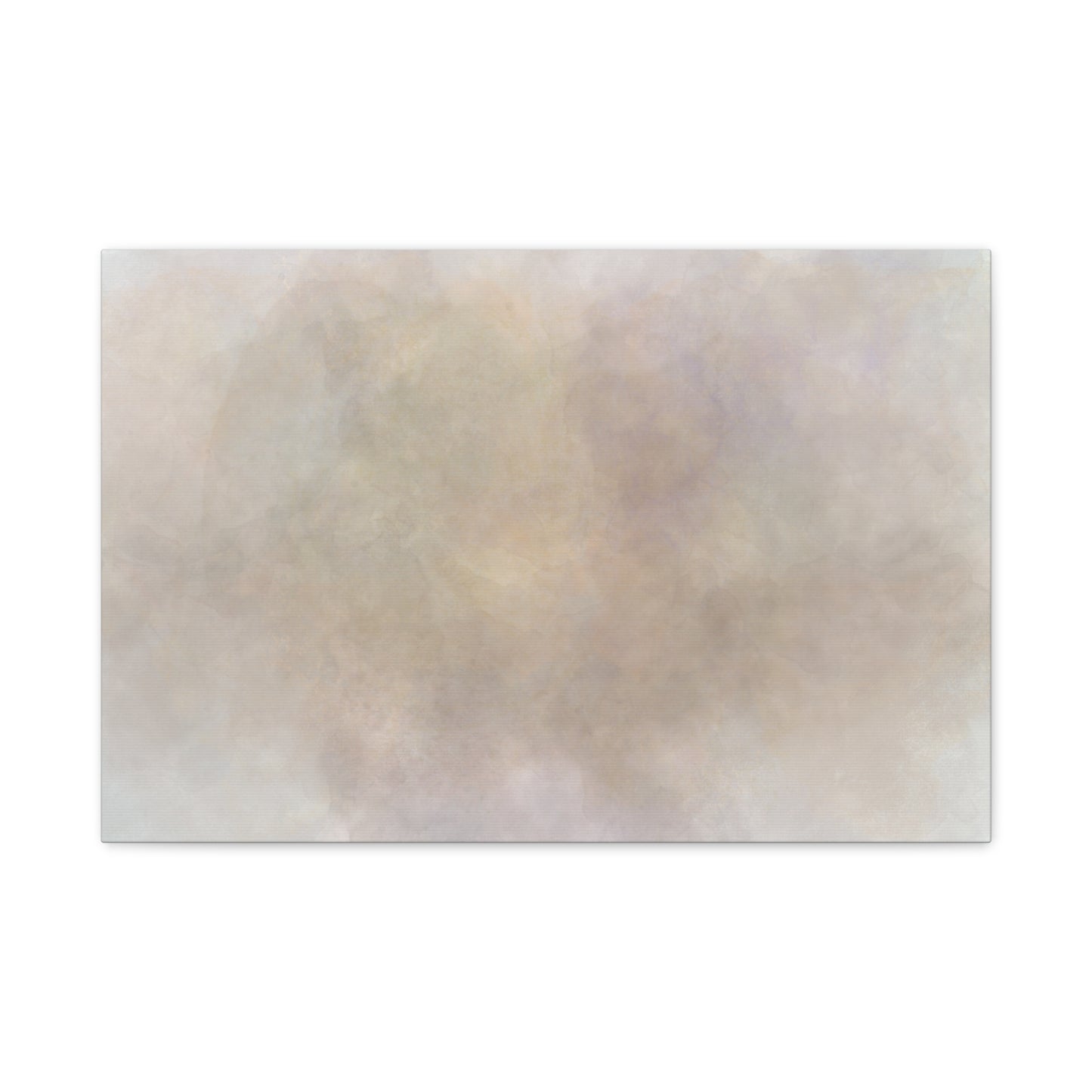 Soft Neutral Abstract Fog Canvas