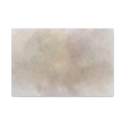 Soft Neutral Abstract Fog Canvas