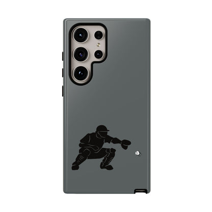 Printify baseball catcher phone case, tough protective cover with detailed catcher design, fits smartphone models.