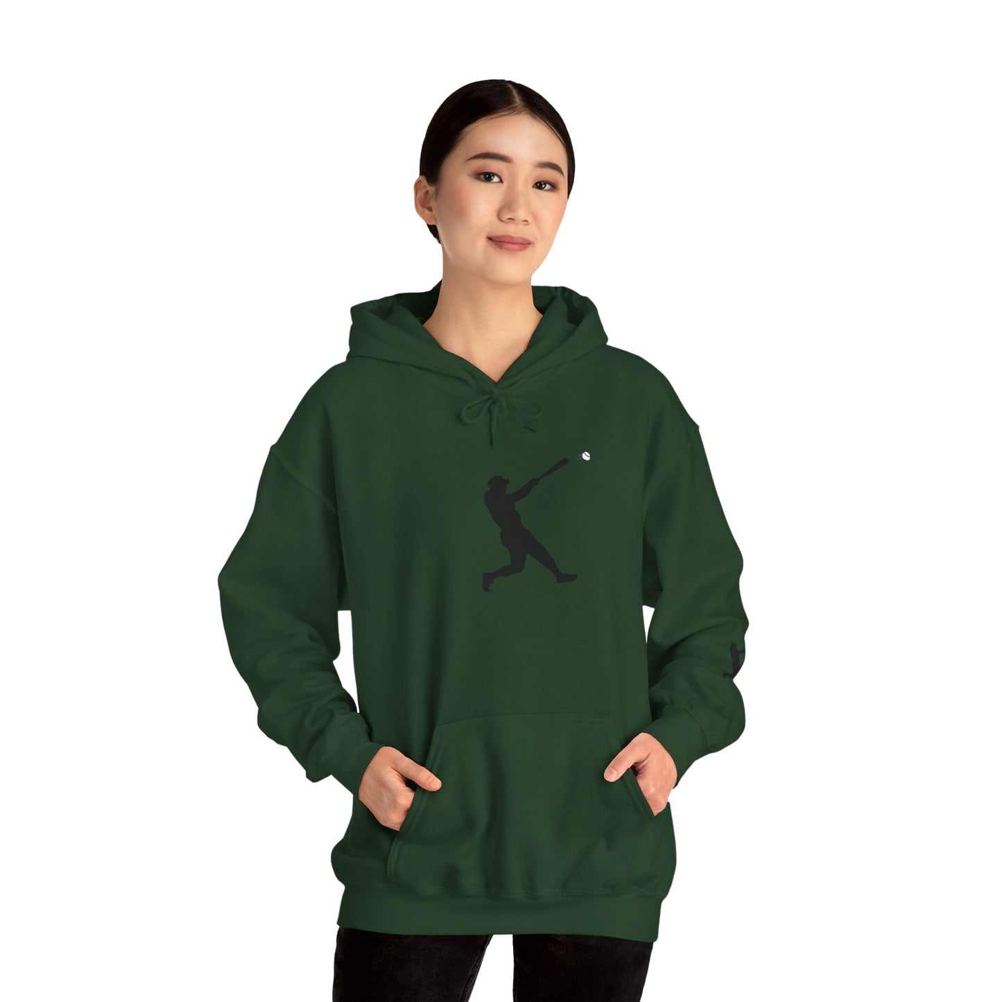 Baseball Swing Unisex Hoodie - Perfect Gift for Athletes, Sports Enthusiasts, Cozy Layer for Cool Days, Great for Team Spirit - TRV