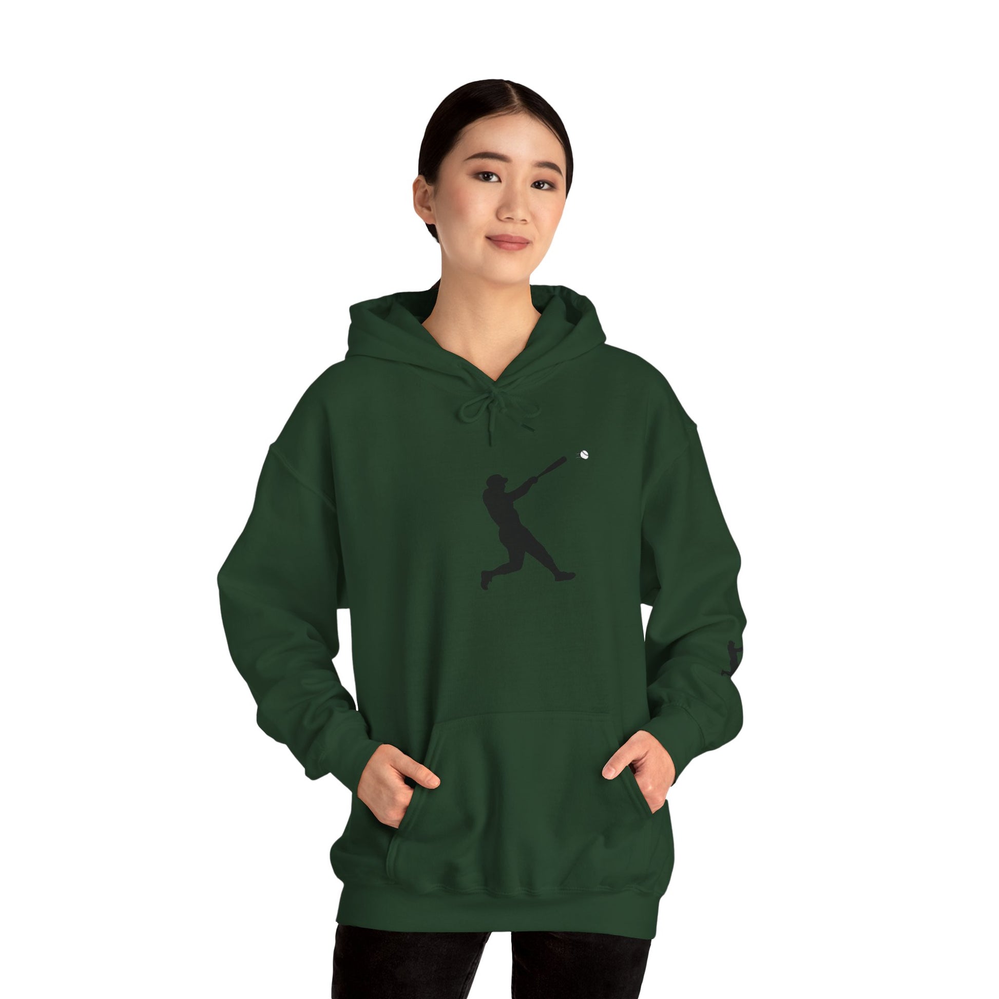 Baseball Swing Unisex Hoodie - Perfect Gift for Athletes, Sports Enthusiasts, Cozy Layer for Cool Days, Great for Team Spirit - TRV