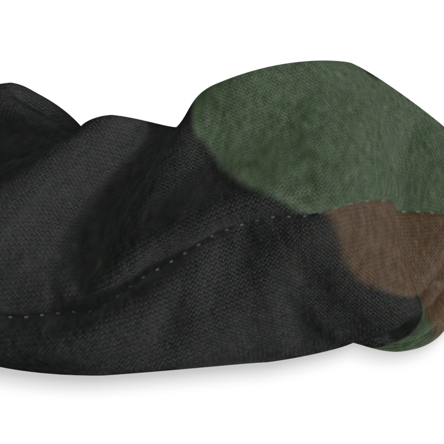 Camo Print Scrunchie — Military Green Camouflage Hair Accessory