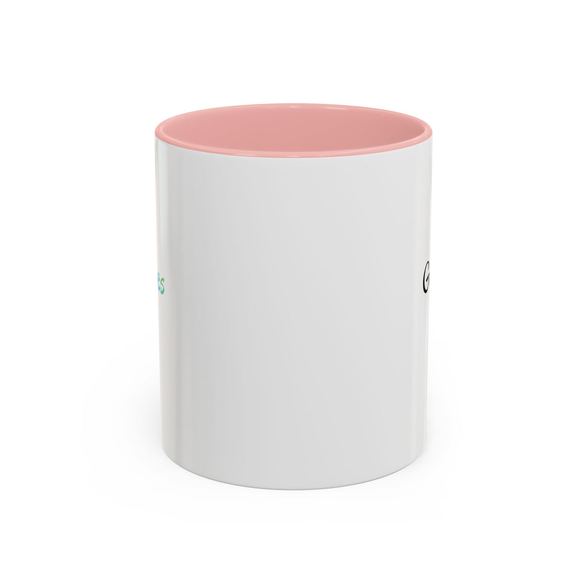 Printify Good Vibes Only accent coffee mug with positive morning quote, ceramic tea cup for inspiring mornings.