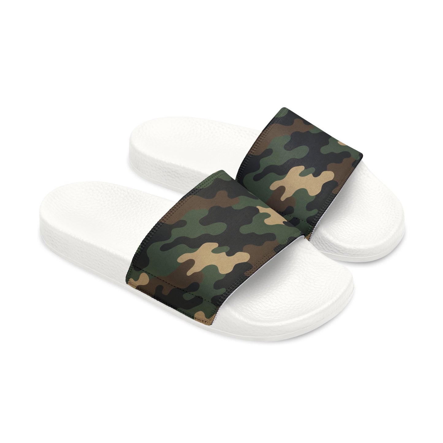 Camo Slide Sandals — Men's Removable-Strap Pool & Casual Slides