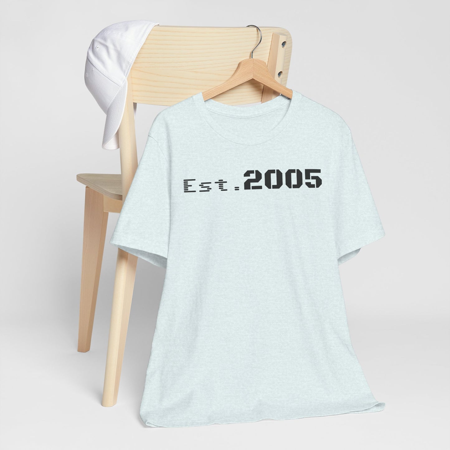 Est. 2005 Unisex Tee, Vintage T-Shirt, Custom Year Shirt, Birthday Gift, Casual Wear