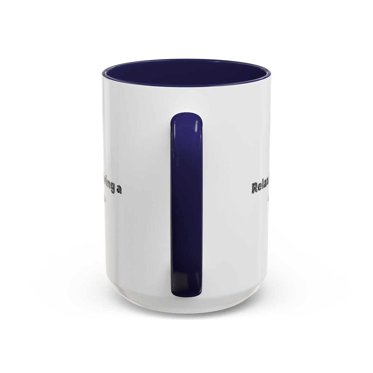 Ceramic coffee mug with UFO accent design and "Relax, I’m Driving" text, available in 11 oz or 15 oz sizes.