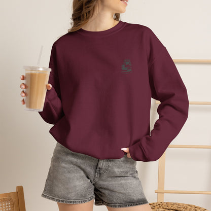 Stack of Books with Mug and Plant Sweatshirt | Cozy Reading Crewneck