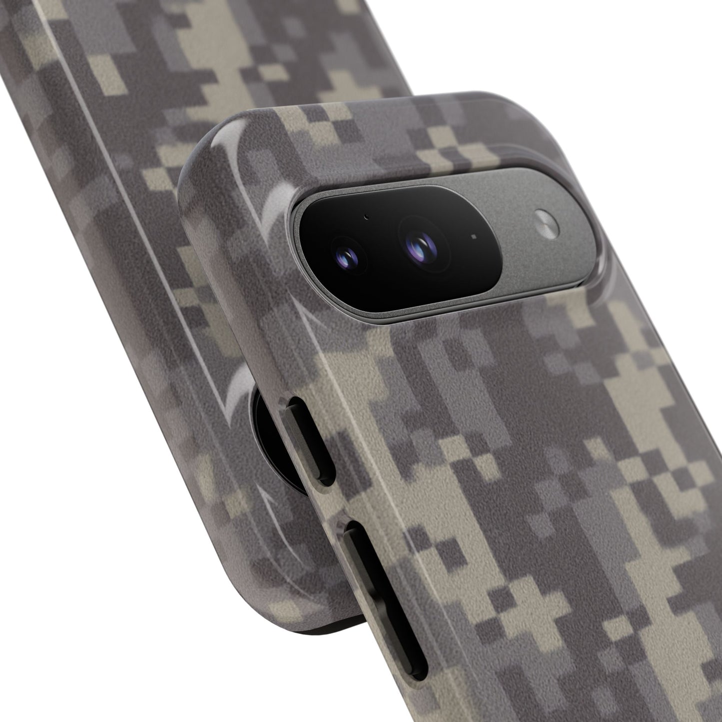 Camouflage tough phone case by Printify featuring rugged digital camo design and durable protective cover for smartphones.