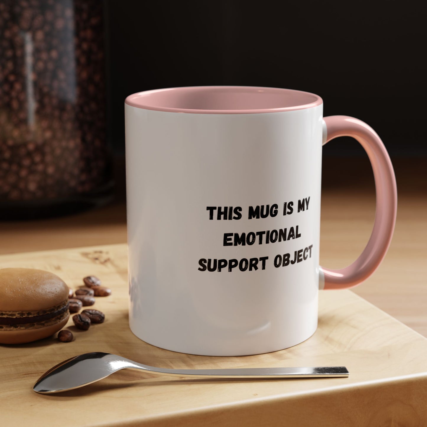 Emotional Support Coffee Mug, Funny Gift for Coffee Lovers, Unique Office Mug, Self-Care Gift, Cute Ceramic Mug
