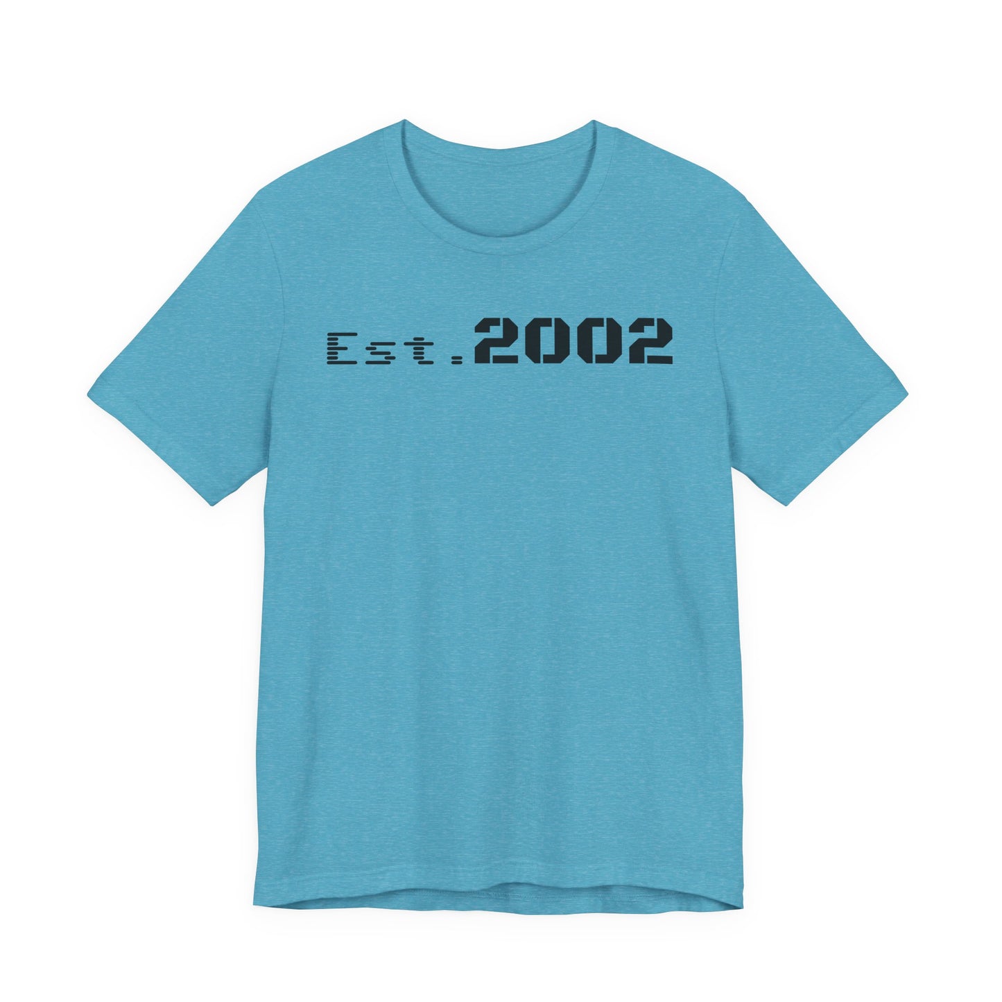 Established 2002 Unisex Tee, Vintage Style T-Shirt, Year Established Shirt, Retro Graphic Tee, Customizable Gift Idea