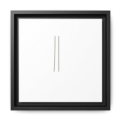 Minimal Line Art | Matte Canvas Framed