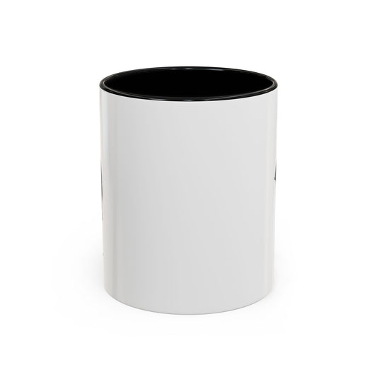 Black accent Dripping Bite coffee mug by Printify, 11oz or 15oz, featuring a unique dripping design on ceramic surface.