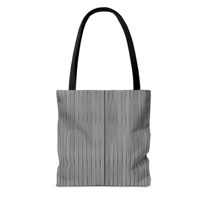 Stylish Gray Striped Tote Bag for Everyday Use - TRV