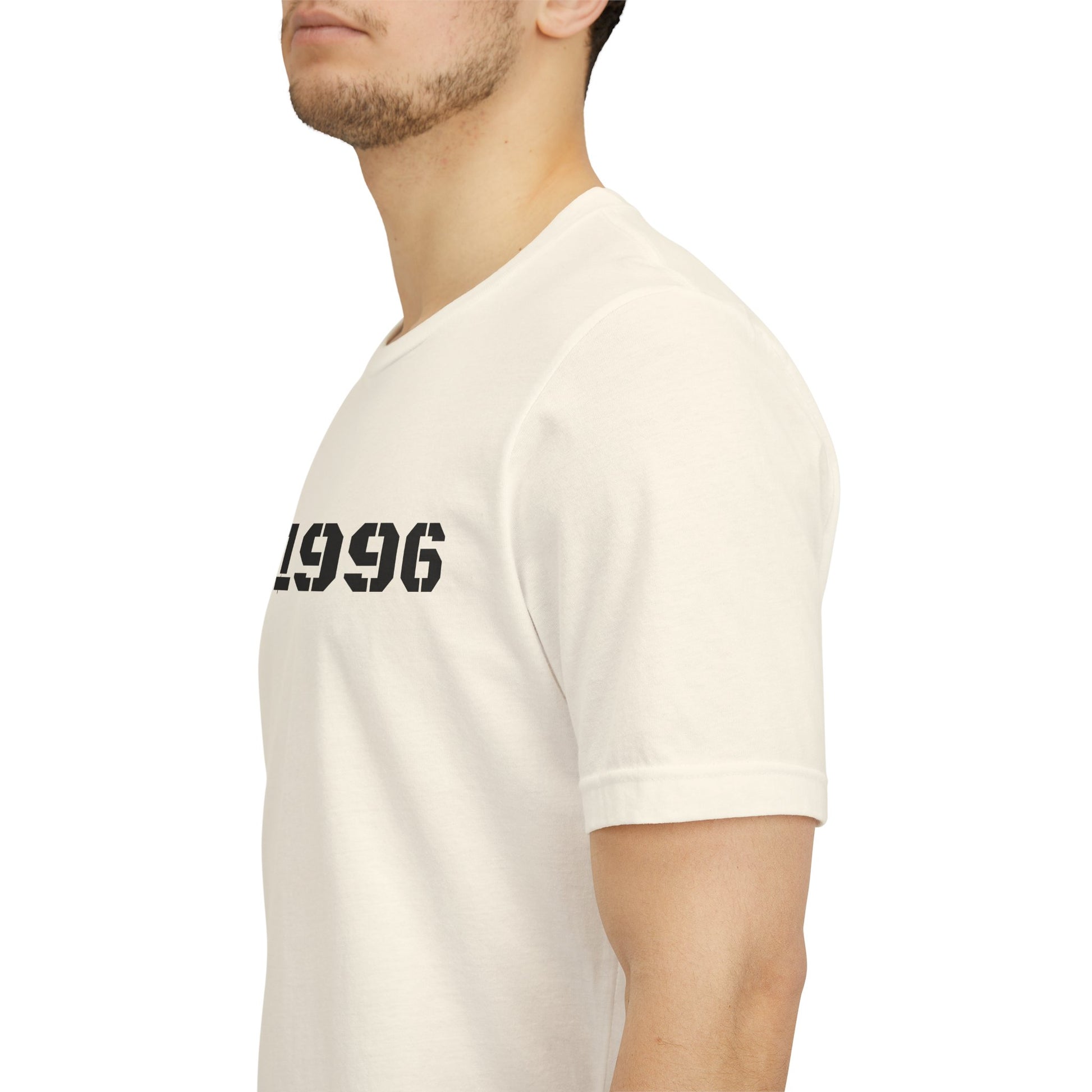 Vintage Est. 1996 T-shirt by Printify featuring a classic design, perfect for birthday gifts celebrating a birth year.
