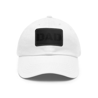Stylish Dad Hat with Leather Patch | Perfect Gift for Fathers Day, Casual Wear, Dad's Birthday, Outdoor Activities