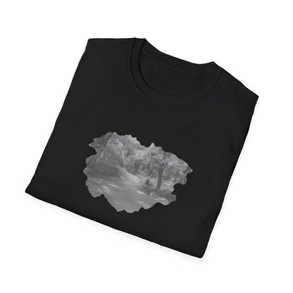 Serene Nature Landscape T-Shirt - Comfortable Unisex Tee, Outdoor Adventures, Nature Lover Gift, Casual Wear, Stylish Spring Top - TRV