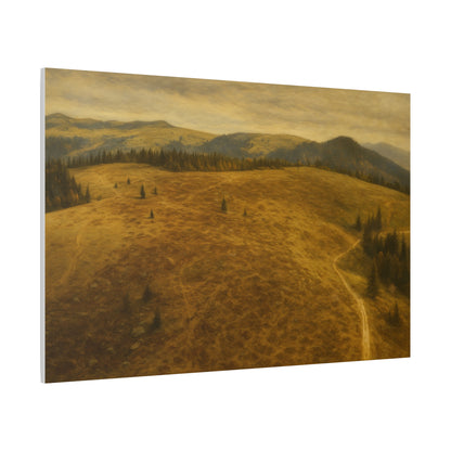 Stretched Canvas Art Print, Landscape Wall Decor, Nature Photography, Rustic Home Decor, Gifting, Earthy Art - TRV